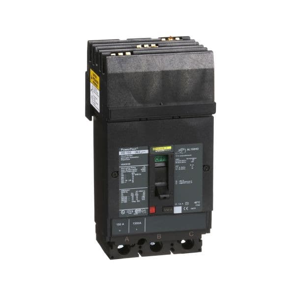 Square D Interruptor termomagnético Square D HDA36150 — 150 A, 3P, 600 V (PowerPact H-Frame)