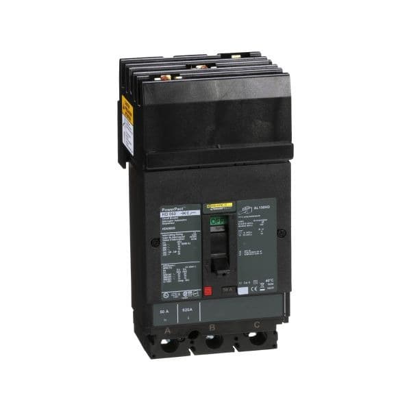 Square D Interruptor termomagnético Square D HDA36050 — 50 A, 3P, 600 V (PowerPact H-Frame)