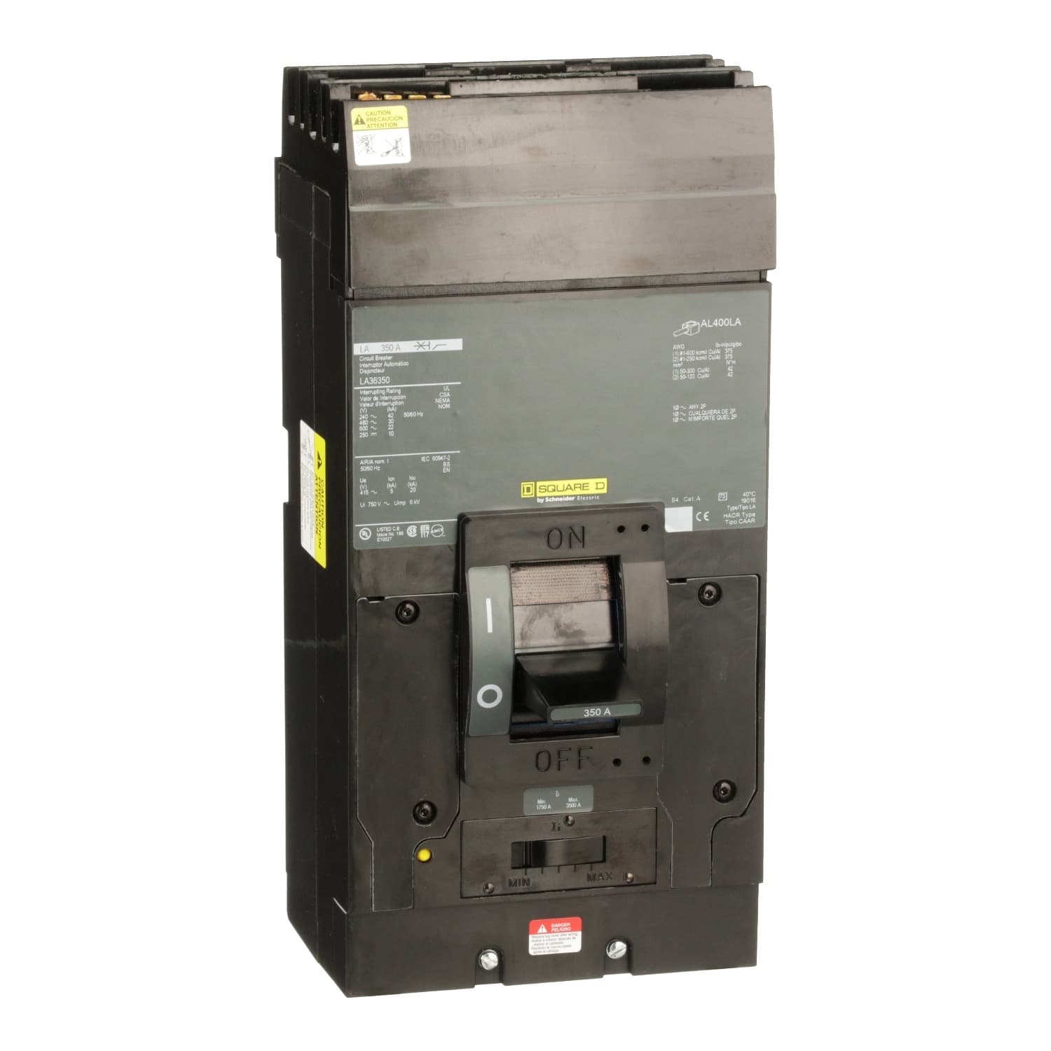 Square D Interruptor termomagnético Square D LA36350 — 350 A, 3P, 600 V (I-Line LA)